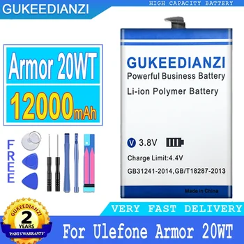 Аккумулятор GUKEEDIANZI для Ulefone Armor 20WT, аккумулятор большой мощности, 12000 мАч