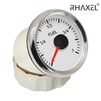 RAXEL 52 мм WiFi Датчик Уровня Топлива с Белой и Желтой Подсветкой для Легковых Автомобилей, Грузовиков, Судов, Универсальных 9-32 В