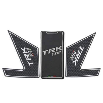 Защитная накладка для топливного бака мотоцикла, газойля, наклейка для Benelli TRK502 TRK 502 502X Аксессуары, 3 шт.