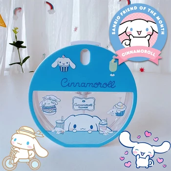 Sanrio Cinnamoroll Многоразовый флакон-распылитель Аниме Каваи для хранения духов, Спиртосодержащая жидкость, Прозрачная бутылка для упаковки, Портативная