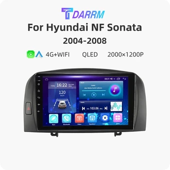 Android Радио CarPlay Мультимедийный Плеер для Hyundai NF Sonata 2004 2005 2006 2007 2008 Навигационное Головное Устройство GPS 2 Din Авторадио