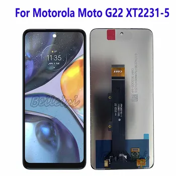 ЖК-дисплей с сенсорным экраном и цифровым преобразователем в сборе для Motorola Moto G22 XT2231-5 XT2231-1 XT2231-2