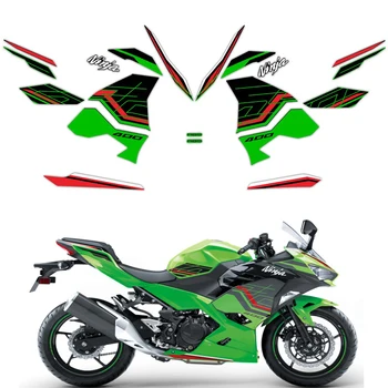 Для Kawasaki NINJA400 ninja 400 2018-2023 2018 2019 2020 2023 Аксессуары Для мотоциклов Ninja Наклейка На Обтекатель Весь Комплект Автомобильных Наклеек
