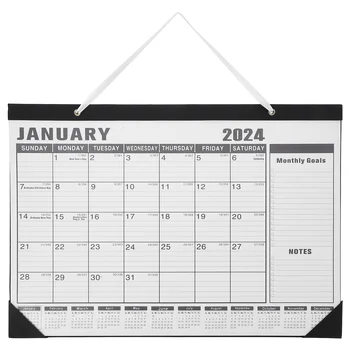 Офисный календарь Английский Подвесной Календарь Примечание Настенный Календарь Офисный аксессуар