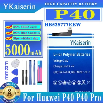 YKaiserin для Hua Wei HB536378EEW HB525777EEW Аккумулятор для Huawei P40 Pro P40Pro ELS-NX9 ELS-N04 Аккумуляторы Batteria + Инструменты
