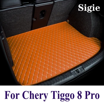Коврик в багажник автомобиля для Chery Tiggo 8 Pro 7-местный 2022 2023 Пользовательские автомобильные аксессуары для украшения интерьера автомобиля