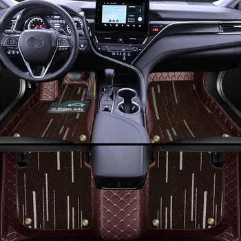 Автомобильный двухслойный коврик для CHEVROLET Camaro SS 2010-2015 Аксессуары для интерьера автомобиля Нескользящие автомобильные подушечки для ног
