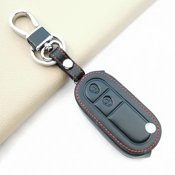Кожаный чехол для ключей, чехол-держатель для MG 3 2020 MG3 2011-2015, 2 кнопки, дистанционный брелок, защита от бесключевого доступа, Откидная складная оболочка