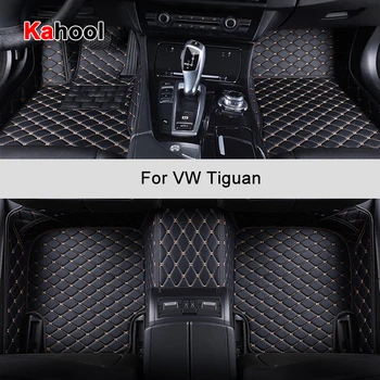 Автомобильные коврики KAHOOL на заказ для автоаксессуаров VW Tiguan, коврик для ног