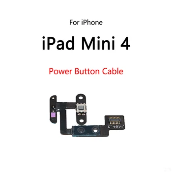 10 шт./лот для iPad Mini 4 A1538 A1550 Кнопка включения Кнопка отключения громкости Вкл/Выкл Гибкий кабель