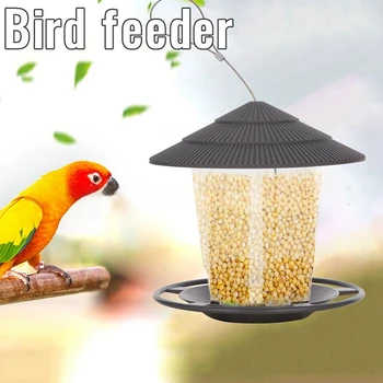 Подвесная кормушка для птиц на открытом воздухе, устойчивая к атмосферным воздействиям, идеи кормушки для диких птиц Для любителей еды для птиц