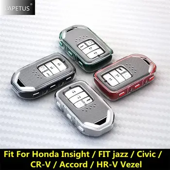 Автомобильные Аксессуары из ТПУ, Чехол Для Ключей, Цепочка, Защитная Крышка Для Honda Insight/FIT jazz/Civic/CR-V/ Accord/HR-V Vezel
