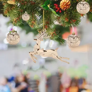 Рождественские шары, украшения для дома, Небьющиеся Рождественские украшения цвета Шампанского, Золотые Украшения для елки, Домашний декор для праздника
