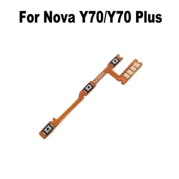 10 шт. Для Huawei Nova Y70 Plus Кнопка включения громкости Гибкий кабель Боковая кнопка включения выключения Кнопка управления