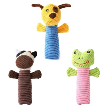 Игрушка в форме чучела для домашних животных для чистки жевательных зубов, интерактивная игрушка для дрессировки собак, устойчивая к агрессивному прикусу, M6CE