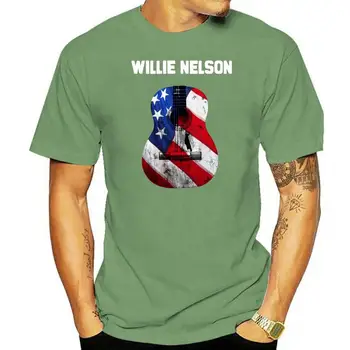 Мужская черная футболка Willie Nelson Guitar Symbol, легенда кантри-музыки, размер S-3XL