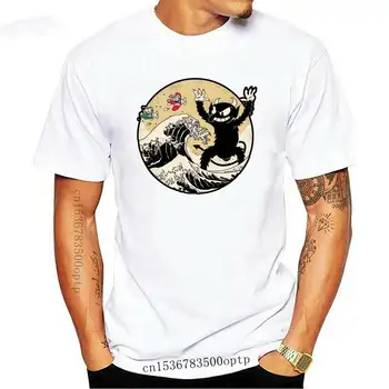 Новая мужская футболка The Great Retro Game Battle, футболка Cuphead (1), футболка с принтом, футболки, топ-0523D