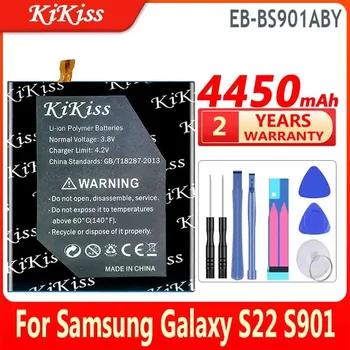 Аккумулятор KiKiss 4450 мАч/5900 мАч Для Samsung Galaxy S22 Plus/Ultra S22 + S22Plus S22Ultra S22U Высокой Емкости Bateria