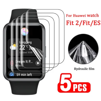 Защитная Пленка с Полным Покрытием для Huawei Watch Fit 2 Fit ES Fit2 Мягкая Гидрогелевая Пленка HD Smart Watch Взрывозащищенная Защитная Пленка