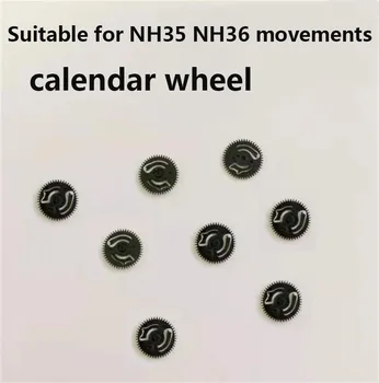 Принадлежности для обслуживания часов Подходят для механического механизма NH35, NH36, часового механизма с календарным колесом, заменяющих детали