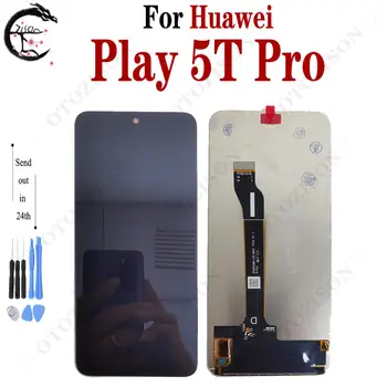 Экран Для Huawei Play 5T Pro ЖК-Дисплей Сенсорный Сенсор Дигитайзер В Сборе Play 5T Pro Запасные Части Дисплея Модуль Протестирован НОРМАЛЬНО