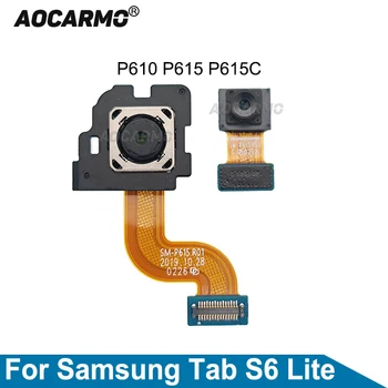 Aocarmo Для Samsung Galaxy Tab S6 Lite 4G LET WIFI P610 P615 P615C Фронтальная Задняя Камера Гибкий Кабель Запасные Части