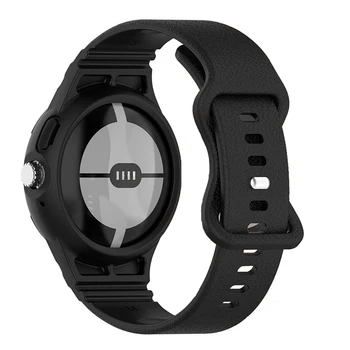 Чехол + силикон для часов Google Pixel, ремешок для часов, Аксессуары, спортивные умные часы, встроенный браслет на запястье, ремень Correa, ремешок Pixel Watch 2