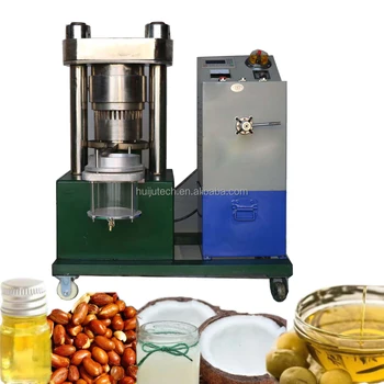 Полуавтоматический гидравлический маслопресс / Машина для прессования свежего оливкового масла / Гидравлический маслопресс малой производительности