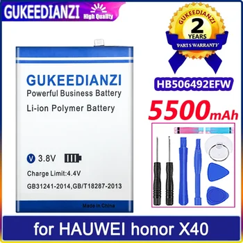 Аккумулятор GUKEEDIANZI HB506492EFW 5500 мАч для HAUWEI honor X40 Batteria