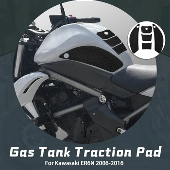 Аксессуары для мотоциклов Противоскользящие накладки на топливный бак Газовый коленный захват Тяговая наклейка Протектор для Kawasaki ER6N 2006-2016