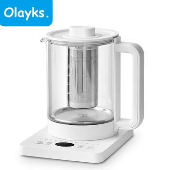 Электрический чайник Olayks Многофункциональный Health Pot 1,5 л Изолированный Бытовой чайник для тушения десертов Кухонная техника 220 В
