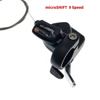 Велосипедный рычаг переключения передач MicroSHIFT, 9-ступенчатый рычаг переключения передач, высокопрочный, с высокой точностью регулировки, 2,14 м, переменный сердечник, неотъемлемая часть