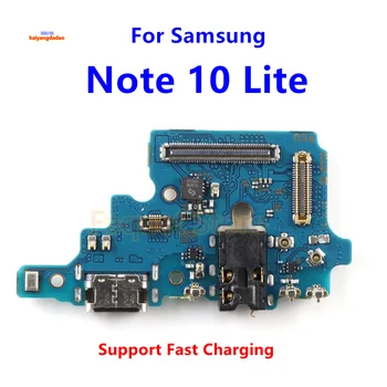 Гибкий кабель для зарядки Samsung Galaxy Note 10 Lite /SM-N770F N770 USB-Порт для зарядки Разъем Док-станции Плата Для Зарядки Гибкий Кабель