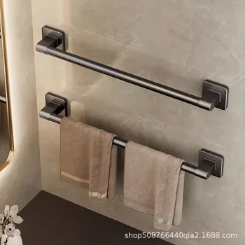 Настенная вешалка для полотенец для ванной комнаты без перфорации: идеальное компактное решение для хранения Представляем нашу инновационную настенную вешалку