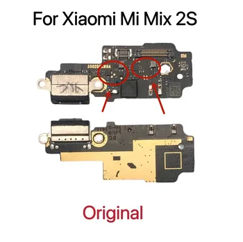 100% Оригинальное USB зарядное устройство, док-станция, порт для зарядки, Гибкий кабель микрофона для Xiaomi Mix 2S, запасные части