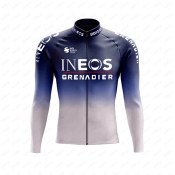 Весенний комплект мужской команды ineos 2023 велосипедная майка camisa ciclismo masculina mtb 자전거옷 자전거져지 майо vtt mountain bike tricota эндуро