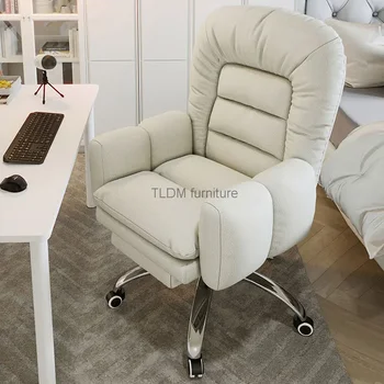 Кавайный Белый Компьютерный Стол Кресло Для отдыха с Откидывающейся Спинкой Индивидуальное Роскошное Кресло руководителя Gamer Cadeira Мебель Eiffel Офисы
