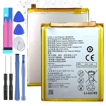 Аккумулятор HB366481ECW для Huawei GR3 2017/Для Honor 8 9 Lite/P8 P9 lite 2017/pra-lx1 PRA LX1 PRA-L100 PRA-TL10 Batteria