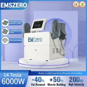 Emazero muscle sculpt machine Hiemt 14 Tesla 6000 Вт для Подтяжки Ягодиц, Удаления Жира, Электромагнитного Миостимулятора EMSzero