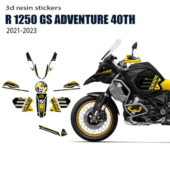 Набор наклеек из 3D эпоксидной смолы для мотоцикла BMW R 1250 GS Adventure 40th R1250 GS Adventure 2021 2022 2023