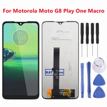 Для Motorola Moto G8 Play /One Macro XT2016-1 ЖК-сенсорный экран с цифровым преобразователем Полная сборка без замены рамки