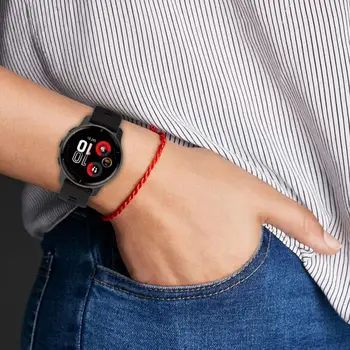 Силиконовый ремешок для Garmin Venu 2plus / Samsung Watch5, ремешок для часов, стальная пряжка, 20 мм Дышащий ремешок для Garmin Venu