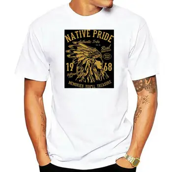 Футболка Native Pride из 100% хлопка Премиум-класса, новая удобная футболка