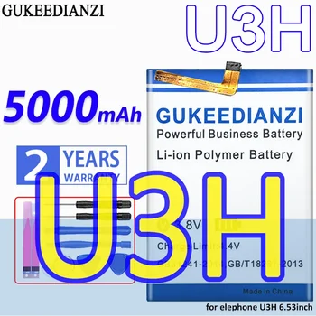 Аккумулятор GUKEEDIANZI большой емкости 5000 мАч для elephone U3H 6,53 дюйма