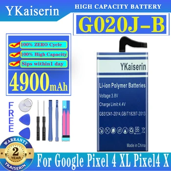 YKaiserin Сменный Аккумулятор G020J-B G020JB Для Google Pixel 4 XL Pixel4XL Аккумуляторная Батарея 4900 мАч Batterij