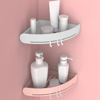 Треугольная полка для душа в ванной, угловой держатель для хранения в ванной, органайзер, простая и прочная полка для хранения в ванной, Новая