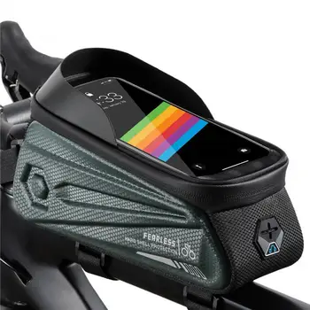 50% Горячая Распродажа Водонепроницаемый Сенсорный Экран EVA Hard Shell Велосипед Верхняя Трубка Сумка Передняя Балка Чехол для Телефона для Горного Велосипеда Дорожный Велосипед