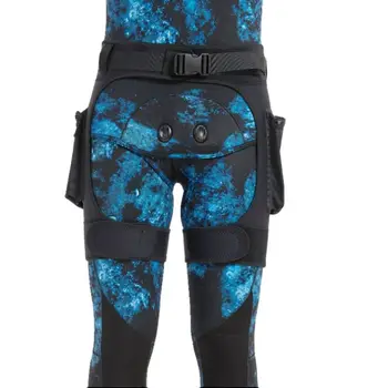 НОВЫЙ черный Неопреновый Гидрокостюм Tech Shorts с карманом для подводного груза, брюки для ног, повязка, Аксессуары для снаряжения для подводного плавания