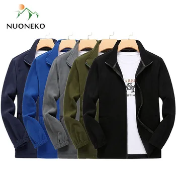 NUONEKO/ Новая мужская зимняя уличная куртка, мужское флисовое теплое пальто для кемпинга, альпинизма, треккинга, катания на лыжах, походных курток JM17